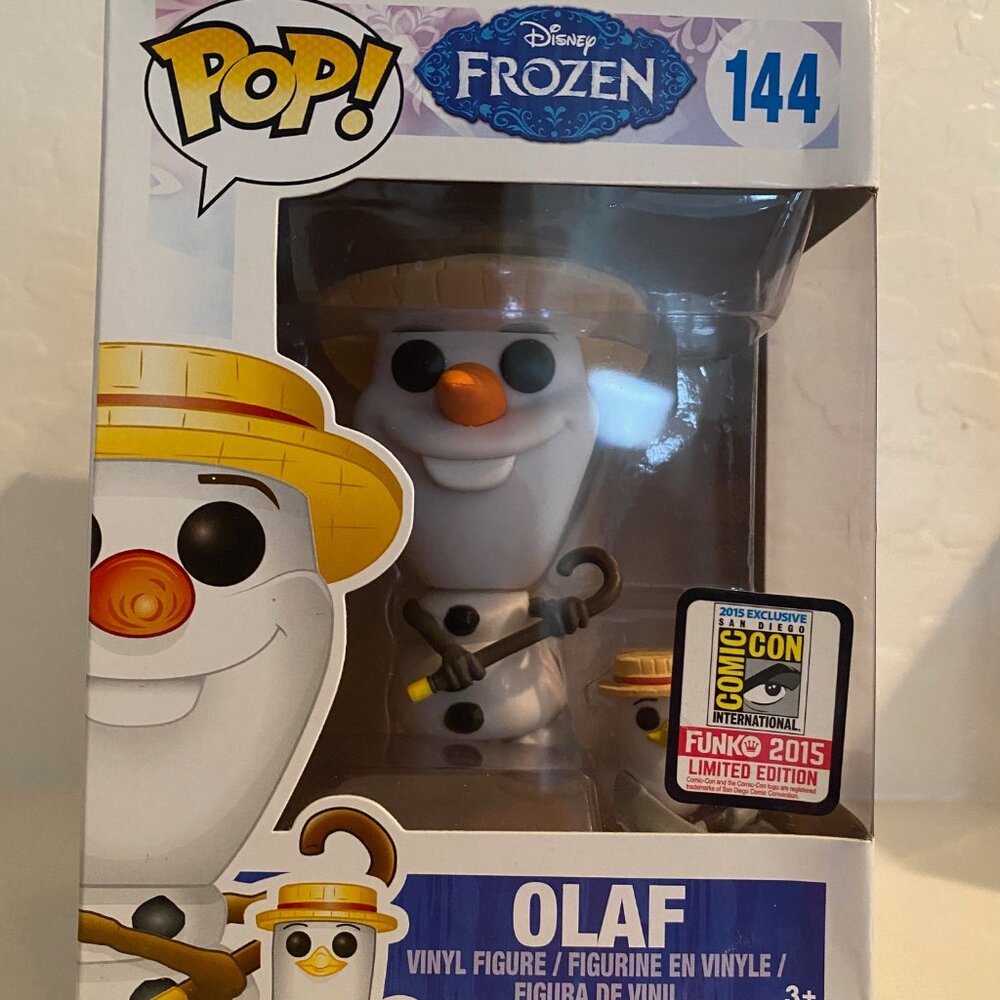 Limited Edition Olaf Pop #144- SDCC 2015 - Funko
